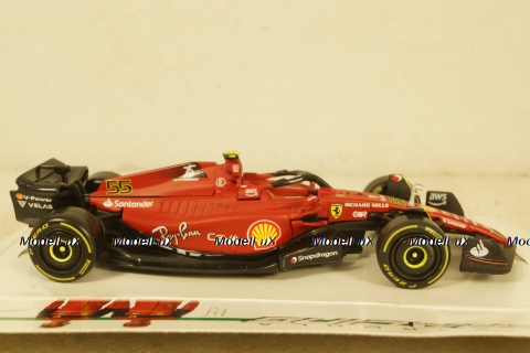 Ferrari F1-75 Scuderia Ferrari #55 Season 2022 CARLOS SAINZ,BU36832S, Bburago 1:43