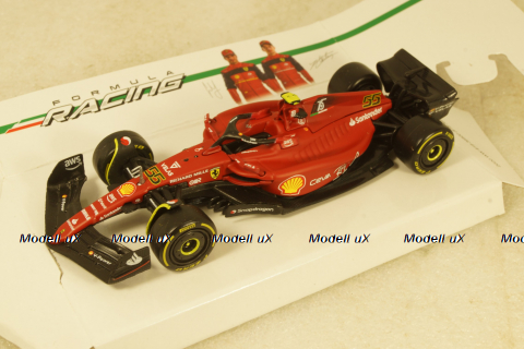 Ferrari F1-75 Scuderia Ferrari #55 Season 2022 CARLOS SAINZ,BU36832S, Bburago 1:43