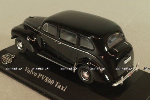 Volvo PV800 Taxi 1938, black, 8506018, Atlas Volvo Collection, 1:43