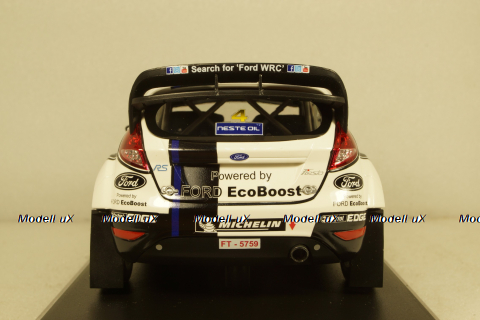 Ford Fiesta RS WRC Ford World Rallye Team Rallye Finland 2012 Solberg / Patterson, 151120804, Minichamps 1:18