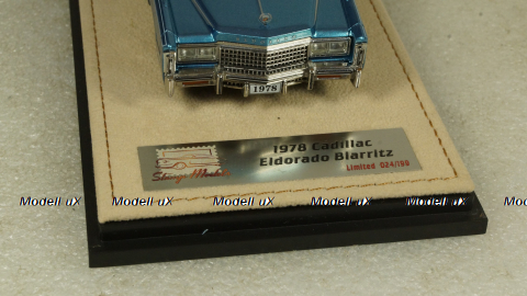 Cadillac Eldorado Biarritz Mediterranean Blue 1978, STM78003 , Stamp Models 1:43