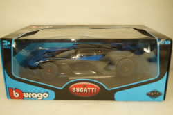 Bugatti Bolide W16 8.0 FOUR-TURBO 1850hp 500km/h 2020, BU11047B, Burago 1:18