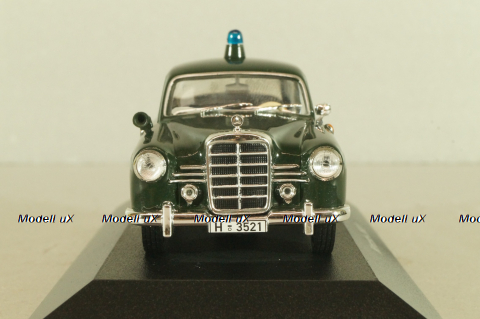 Mercedes-Benz 180 D Polizei 1956, 7598002, Atlas Police Cars Collection 1:43 Уценка!