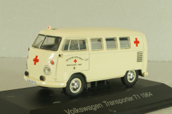 Volkswagen T1 Transporter Ambulance, beige, Atlas Ambulance Cars Collection 1:43