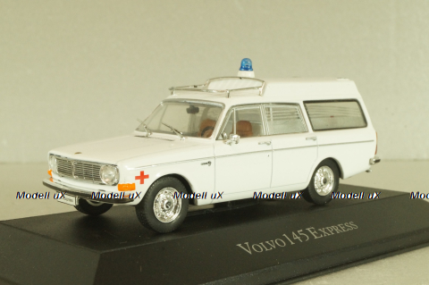 Volvo 145 Express Ambulance 1969, 7495007, Atlas Ambulance Cars Collection 1:43