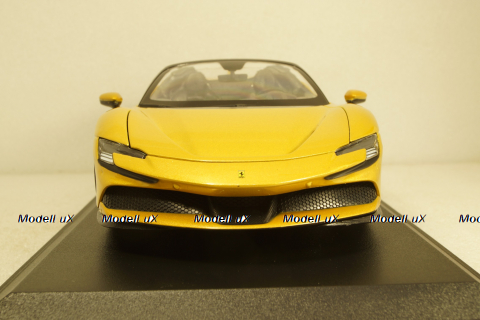 Ferrari SF90 Stradale Hybrid Spider 1000hp OPEN 2020, BU16016YE , Burago 1:18
