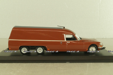 Citroen DS Fourgon Tissier "Bagagere" 1973, brown, Atlas 1:43