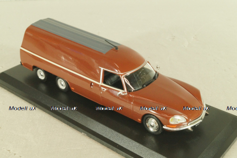 Citroen DS Fourgon Tissier "Bagagere" 1973, brown, Atlas 1:43