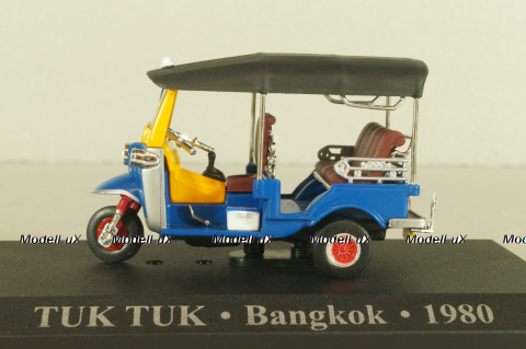 Tuk Tuk Bangkok 1980, blue, Altaya 1:43