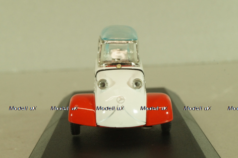 Messwrshmitt KR 200 Kabinenroller 1960, white/red, 680, Vitesse 1:43