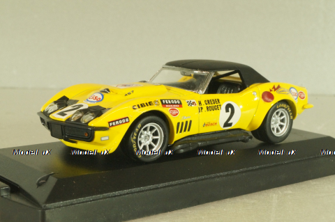 Chevrolet Corvette #2 Le Mans 1968, Greder racing, yellow, L086, Vitesse 1:43