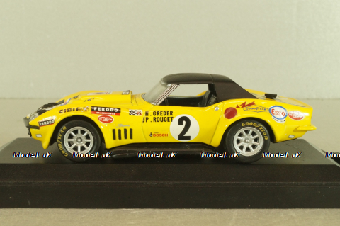 Chevrolet Corvette #2 Le Mans 1968, Greder racing, yellow, L086, Vitesse 1:43