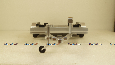 Прицеп автовоз Autotrailer silver, IXO 1:18