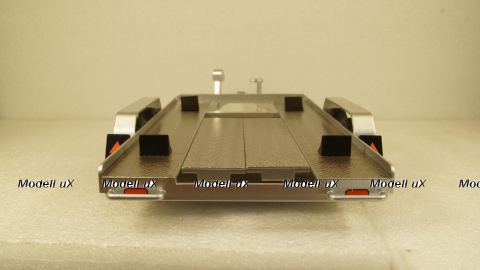 Прицеп автовоз Autotrailer silver, IXO 1:18