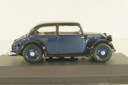 Mercedes-Benz 130 W23 1934, black/dark Blue, Mercedes-Benz-Offizielle Modell-Sammlung #23, Altaya 1:43