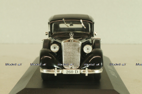 Mercedes-Benz 260 D Pullman (W138) limousine 1938, black, Mercedes-Benz-Offizielle Modell-Sammlung #19, Altaya 1:43