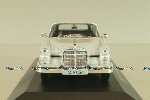 Mercedes-Benz 230 S Universal (W110) 1967, grey, MBOMS012, Altaya, Mercedes-Benz Offizielle Modell Sammlung #12, 1:43