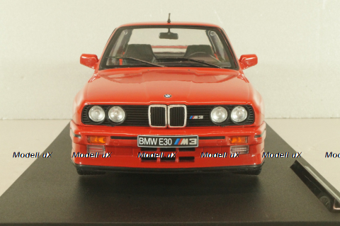 BMW M3 (E30) 1986, red, 1801502, Solido 1:18 (Без картонной коробки)