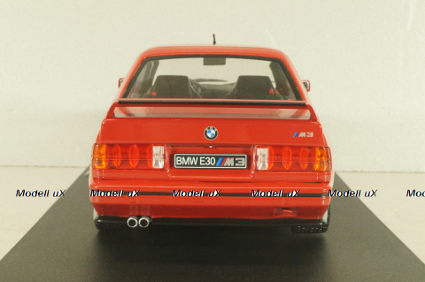 BMW M3 (E30) 1986, red, 1801502, Solido 1:18 (Без картонной коробки)