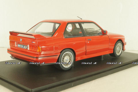 BMW M3 (E30) 1986, red, 1801502, Solido 1:18 (Без картонной коробки)