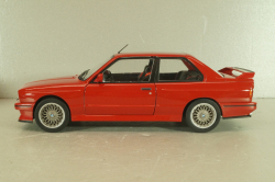 BMW E30 1986, red, 1801502, Solido 1:18