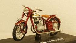 Jawa 250 Perak, dark red, ABR118M-006, Abrex 1:18