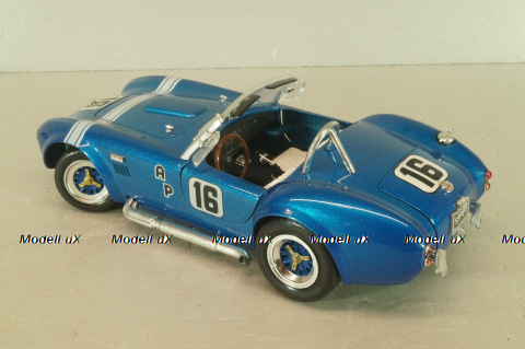 Shelby Cobra 427 S/C #16 1964, blue, Majorette 1:18