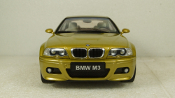 BMW M3 (E46) year 2000 phoenix yellow, S1806501, Solido 1:18