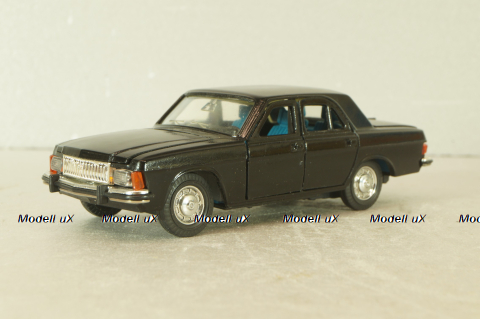 Газ-3102 Волга, черная,  Агат 1:43