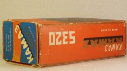 Камаз 5320 с тентом красный/серый, Арек 1:43