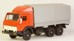 Камаз 5320 с тентом красный/серый, Арек 1:43