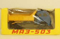 Маз-503, сине/желтый, Кострома 1:43 