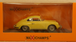 PORSCHE 356 B COUPE - 1961 - YELLOW, 940064300, Maxichamps 1:43