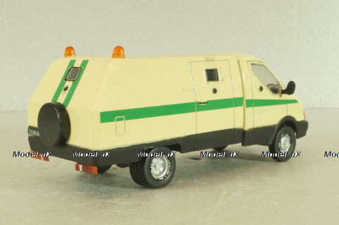 Газ-3301 Ратник, инкасаторский автомобиль, Автолегенды Спецвипуск №8 1:43