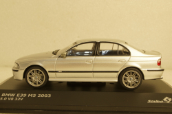BMW 5-Series M5 5.0L V8 32V (E39) 2003, silver, 4310502, Solido 1:43 