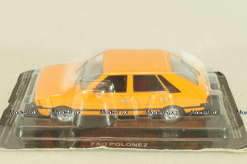 FSO Polonez, оранжевый, Автолегенды СССР и Соцстран №152, 1:43