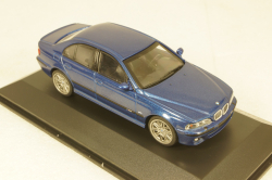 BMW 5-Series M5 5.0L V8 32V (E39) 2003, blue, 4310501, Solido 1:43
