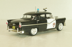 Ford Fairlane Town Sedan,  Police Detroit 1956, black/white, Полицейские Машины Мира №1, 1:43 Уценка!