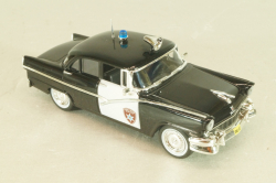 Ford Fairlane Town Sedan,  Police Detroit 1956, black/white, Полицейские Машины Мира №1, 1:43 Уценка!