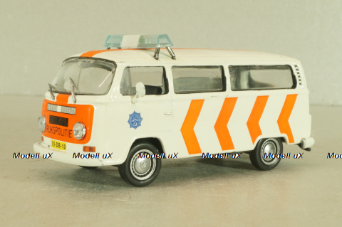 Volkswagen Transporter T2 Police Netherlands 1967, Полицейские машины мира #17, Deagostini, 1:43
