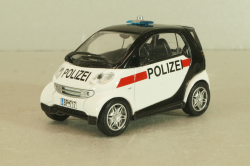 SMART Fortwo, Police Austria 1998, white/black, Полицейские Машины Мира №45, 1:43