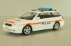 Subaru Legacy Police, Switzerland 2001, white, Полицейские машины мира №12, DeAgostini, 1:43