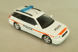 Subaru Legacy Police, Switzerland 2001, white, Полицейские машины мира №12, DeAgostini, 1:43