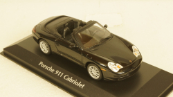 PORSCHE 911 CABRIOLET (996) - 2001 - BLACK METALLIC, 940061030, Maxichamps 1:43