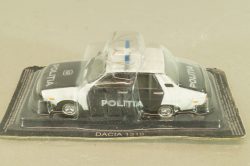 Dacia 1310, Police Romania 1982, white/black, Полицейские Машины Мира №52, 1:43
