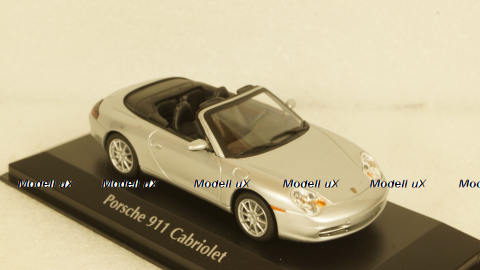PORSCHE 911 CABRIOLET (996) - 2001 - SILVER, 940061031, Maxichamps 1:43