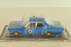 Ford Galaxie 500, Police Westwood 1965, blue, Полицейские машины мира №67 DeAgostini, 1:43