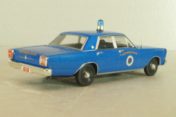 Ford Galaxie 500, Police Westwood 1965, blue, Полицейские машины мира №67 DeAgostini, 1:43