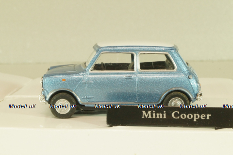 Mini Cooper S 1961, blue, Cararama 1:43