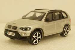 BMW X5 2007 SILVER, BU30145Z, Burago, 1:43